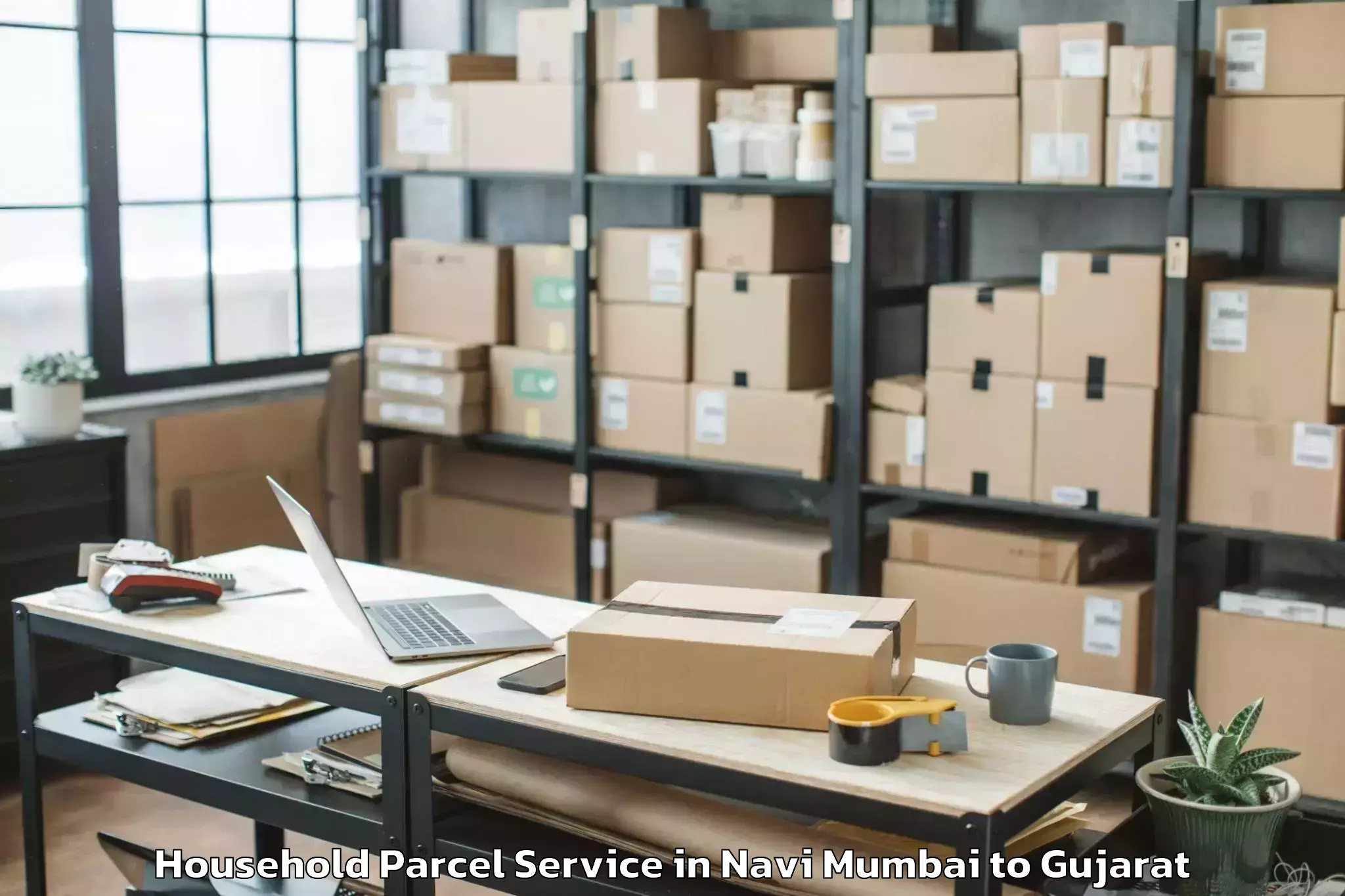 Easy Navi Mumbai to Vanthali Household Parcel Booking